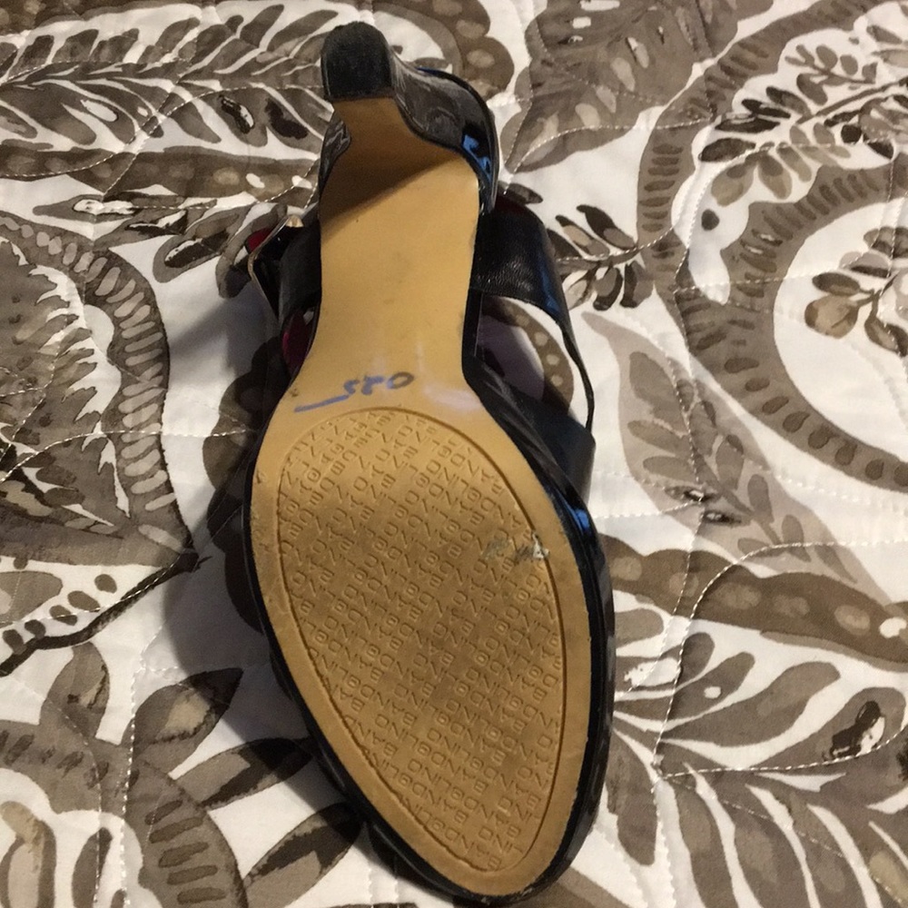 Bandolino black leather sandals - Picture 6 of 7